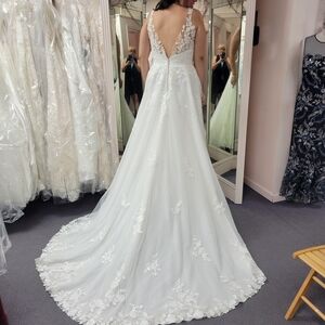 Mori Lee White Lace Wedding Dress